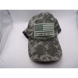 Hold Fast Mens Digital Camo American Flag Hat The Land of‎ the Free OSFM ACU